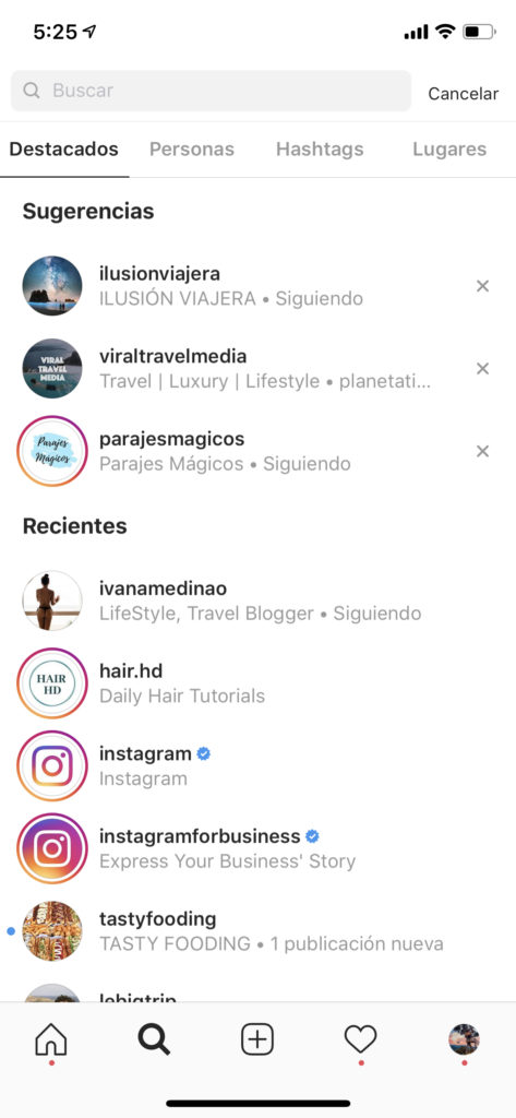 explorar instagram